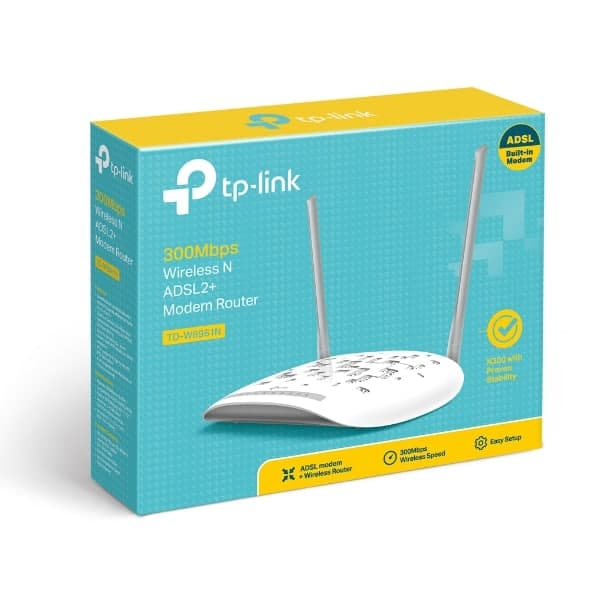 tp link 300mbps wireless n adsl2+ modem router td w8961n