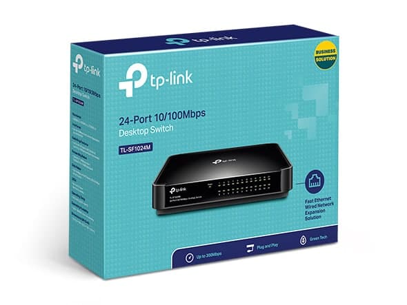 tp link 24 port 10/100mbps desktop switch tl sf1024m