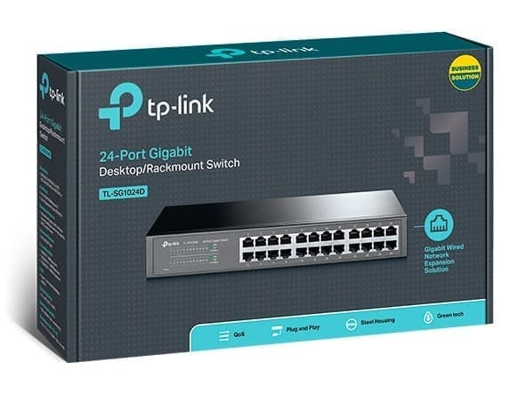 tp link 24 port gigabit desktop/rackmount switch tl sg1024de