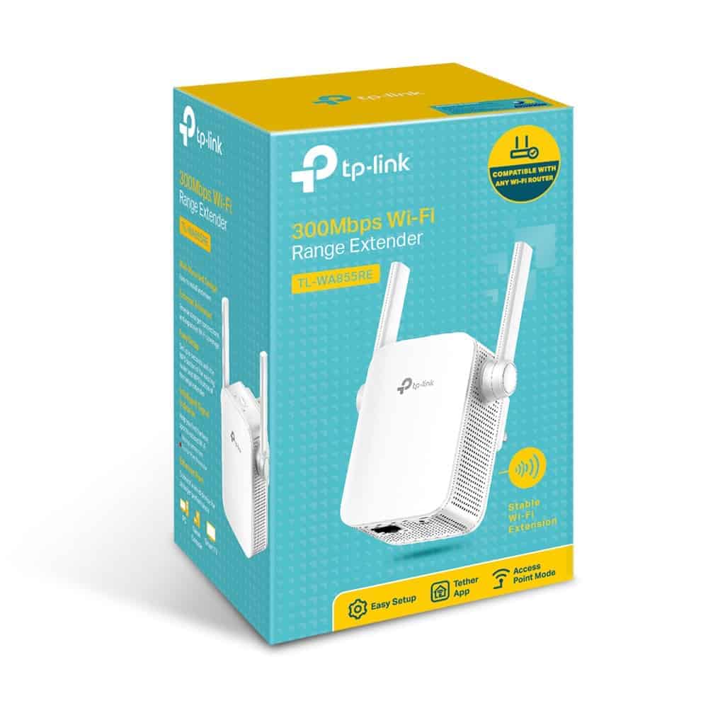 tp link 300mbps wi fi range extender tl wa855re pureÂ