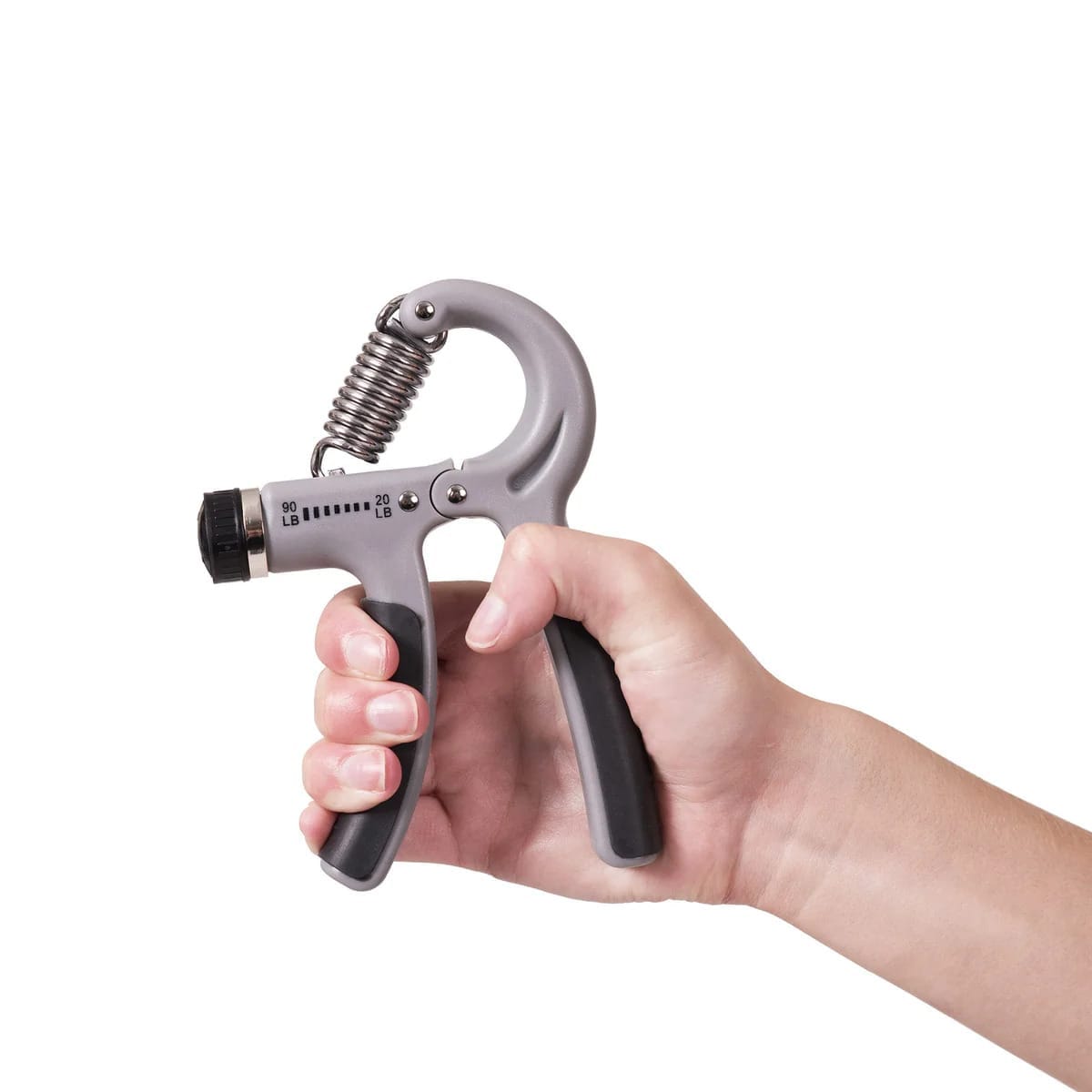 gozone adjustable hand grip – grey/black