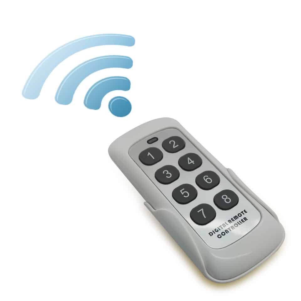 universal wireless 433mhz rf learning code digital remote controller transmitter 8 channels buttons keypad ask pt2262 1527/2240