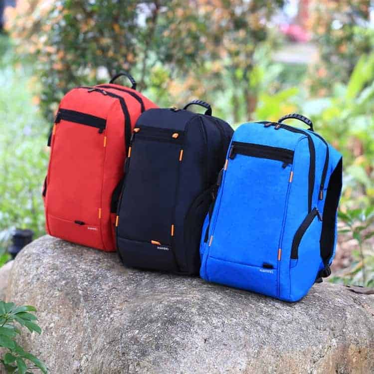 haweel multi function outdoor breathable comfortable casual backpack laptop bag with handle, external usb charging port & earphone port (black)