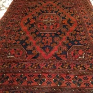 carpet genuine 100% wool, handmade, afghani (size 100cmx150cm) cptj2