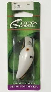 cotton cordell c7711 big o 1/3 oz smokey joe bass fishing hard bait