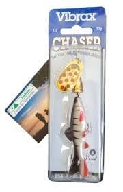 blue fox vibrax chaser spinnerbait 1/2 oz. rainbow trout