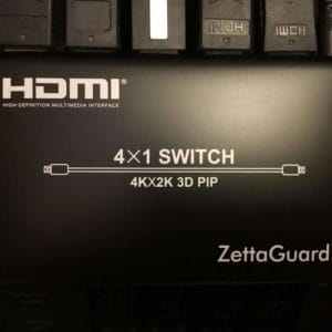 Zettaguard 4K x 2K Multi Port High-Speed HDMI Switch