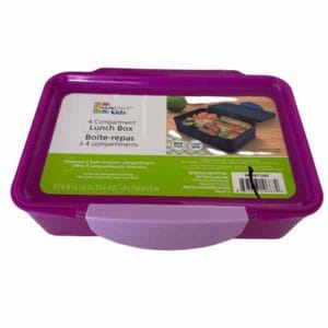 mainstays kids 4comp lunchbox