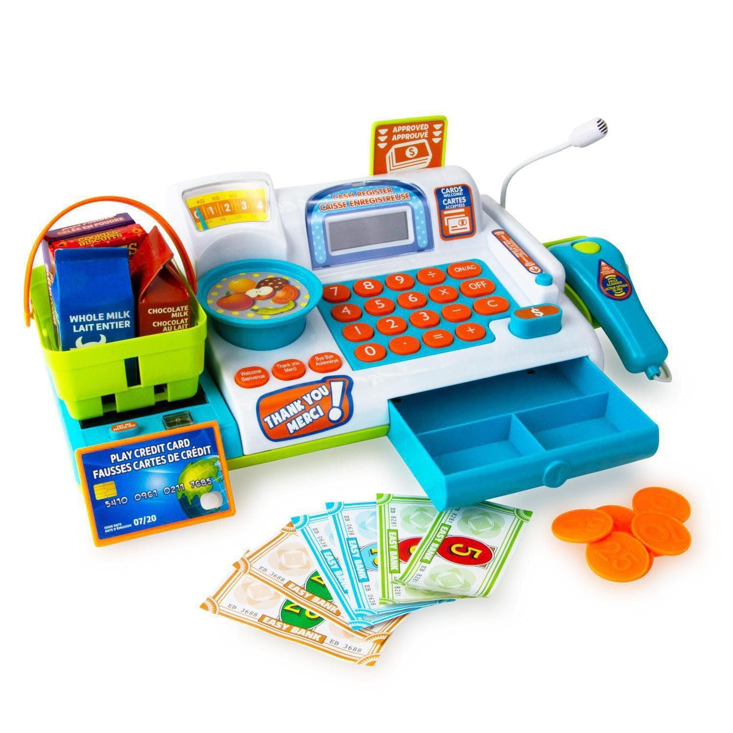 kc cash register white