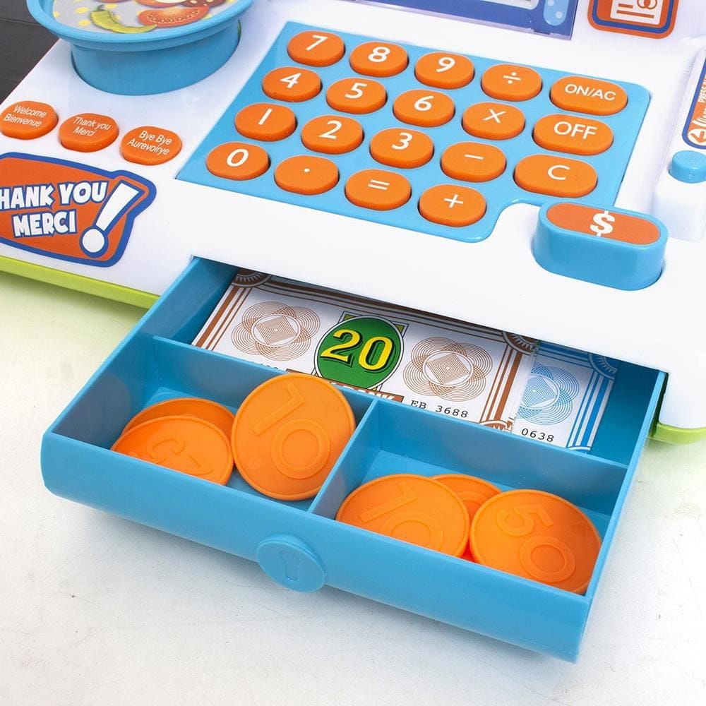 kc cash register white