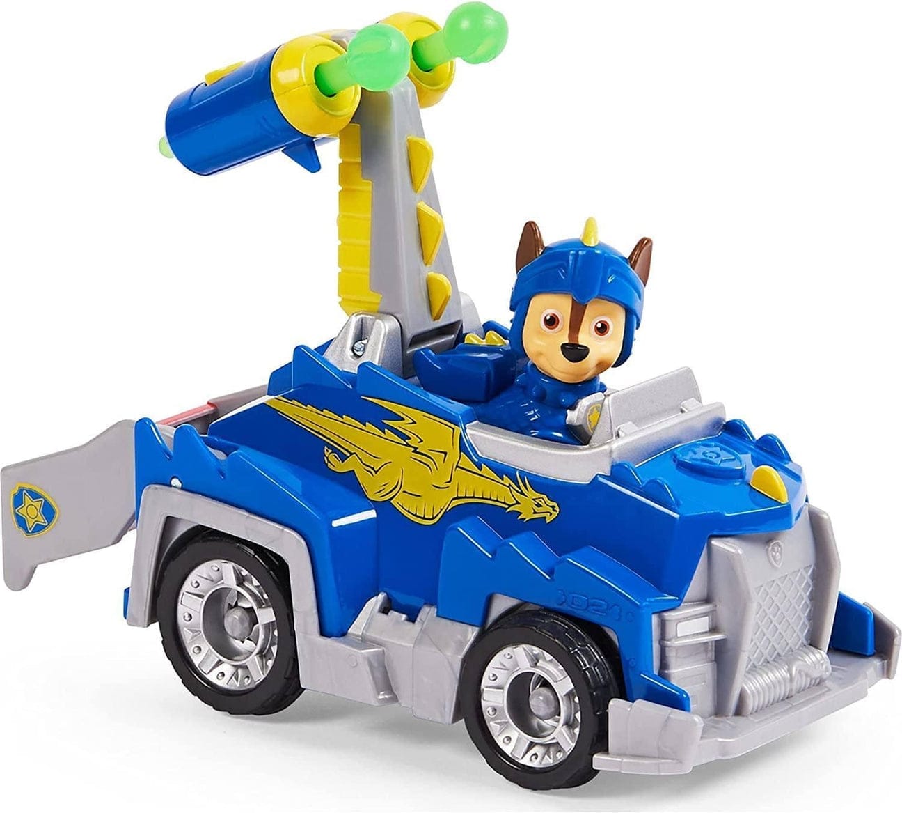 paw patrol rescue knights chase transforming car