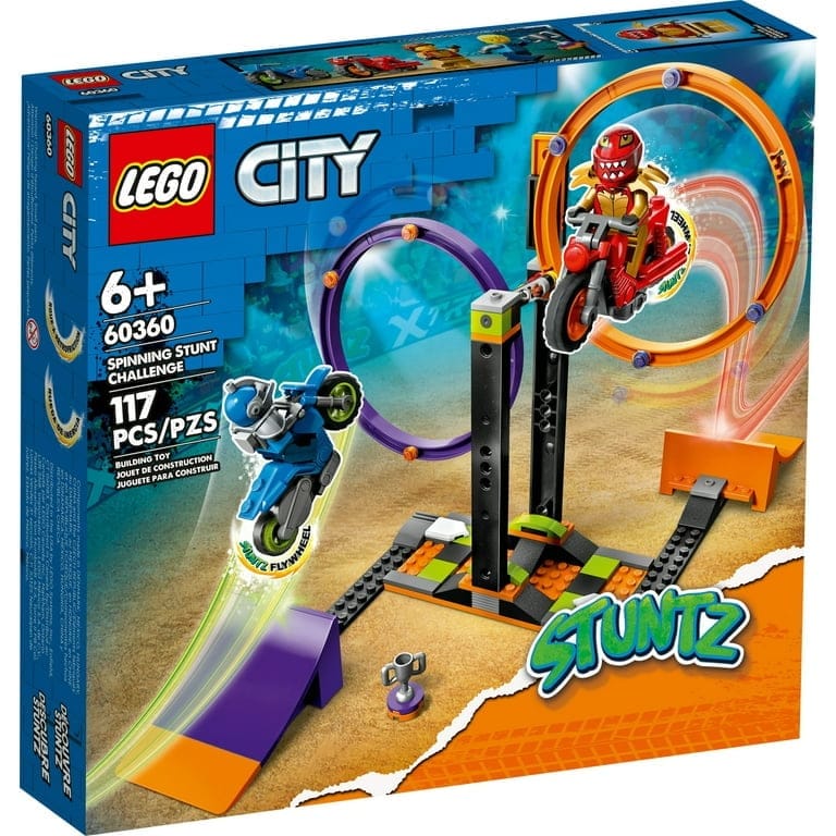 lego city stuntz spinning stunt challenge 60360