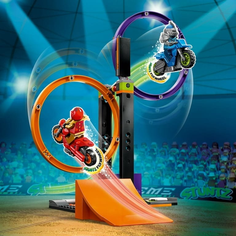 lego city stuntz spinning stunt challenge 60360