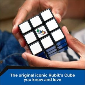 spin master games rubik's cube the original 3x3 for adults and kids ages 8 and up, 3d puzzle