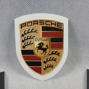 genuine porsche bonnet crest sticker badge 911