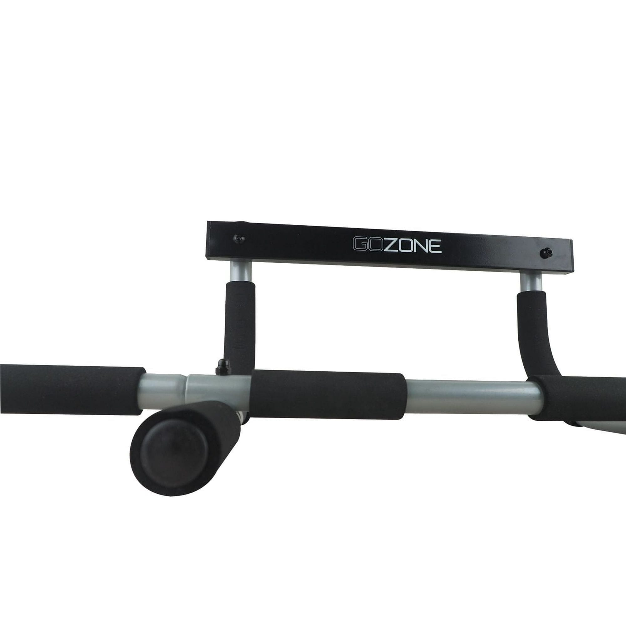 gozone door gym – black/silver, foam grip handles