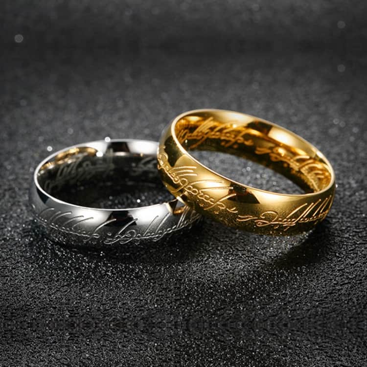 titanium steel ring (silver) us size 13