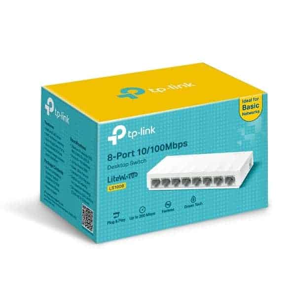 tp link 8 port 10/100mbps desktop network switch ls1008