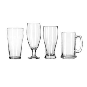 libbey craft brews assorted beer glasses set of 4