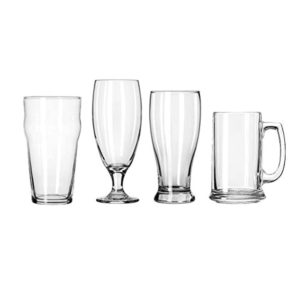 libbey craft brews assorted beer glasses set of 4