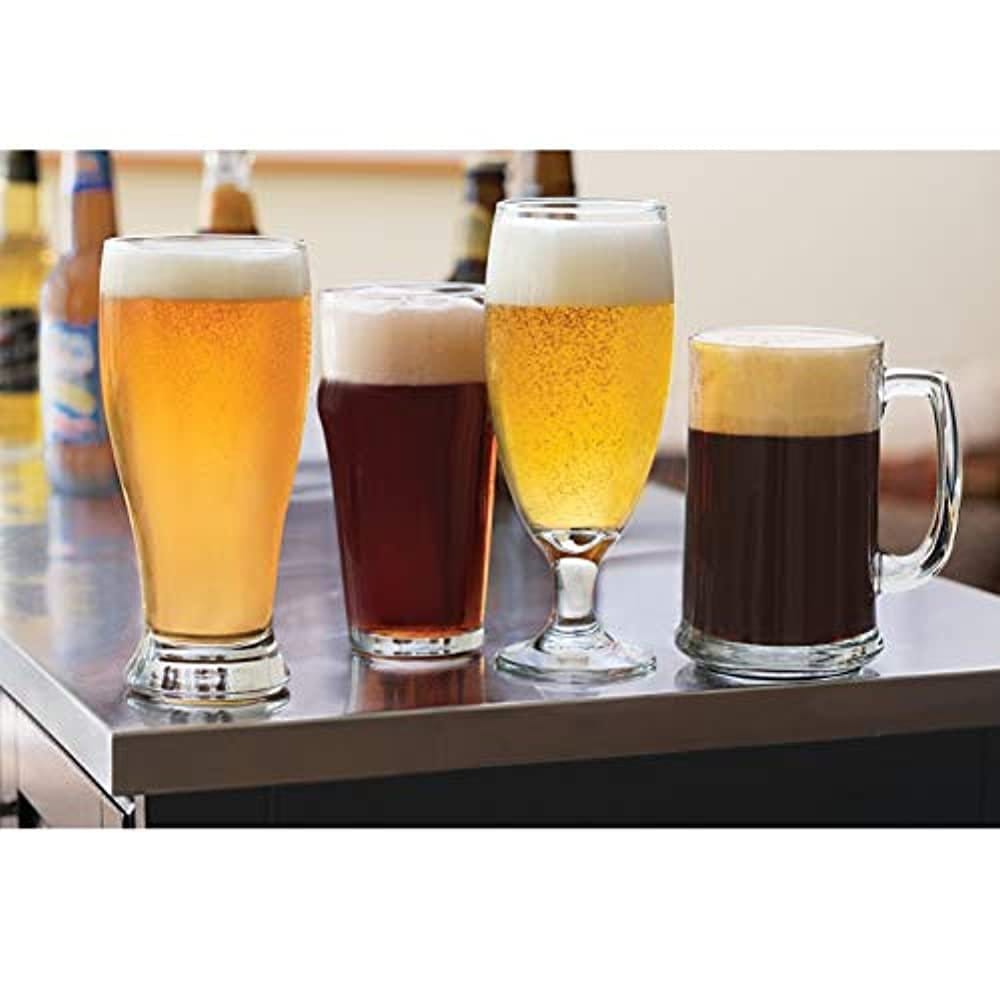 libbey craft brews assorted beer glasses set of 4