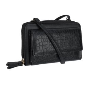 time and thru luciana ladies double zip around string wallet string wallet