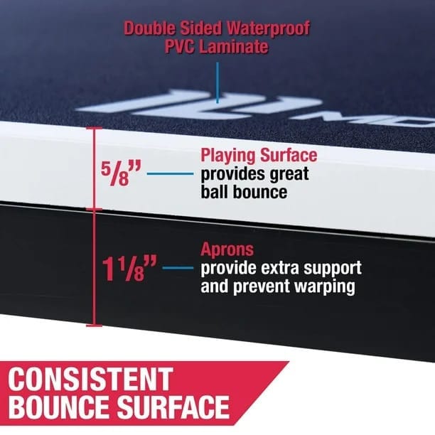 md sports indoor table tennis table, ping pong table, 15mm, navy blue