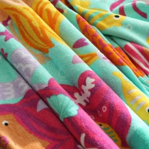mainstays velour beach towel mermaids multi color 28x60