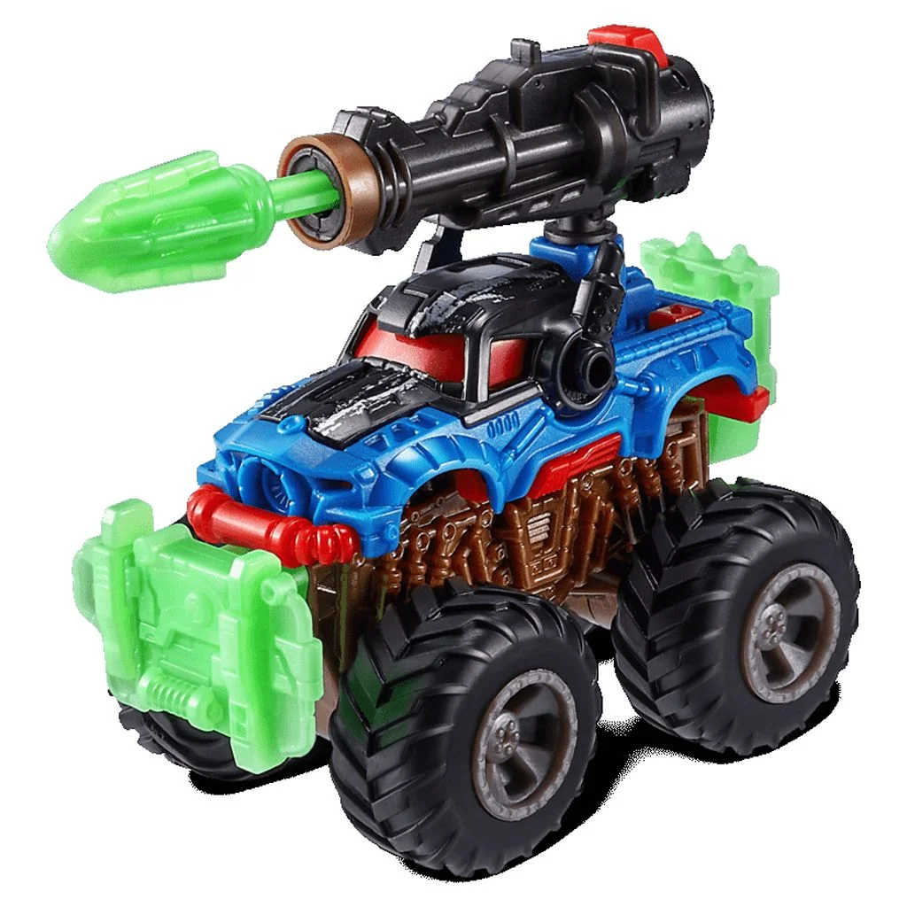 5 surprise monster trucks glow riders series 2 novelty & gag toy by zuru