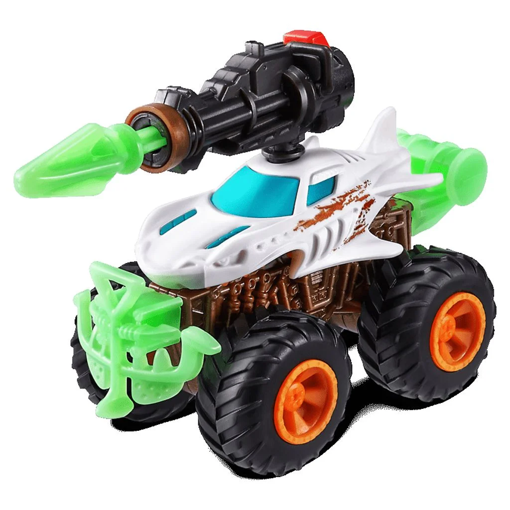 5 surprise monster trucks glow riders series 2 novelty & gag toy by zuru