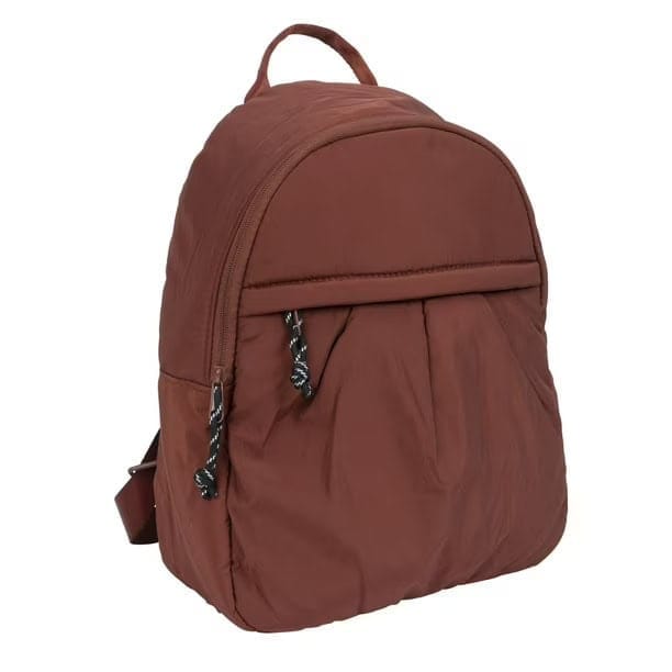 no boundaries anna ladies pleated backpack handbag