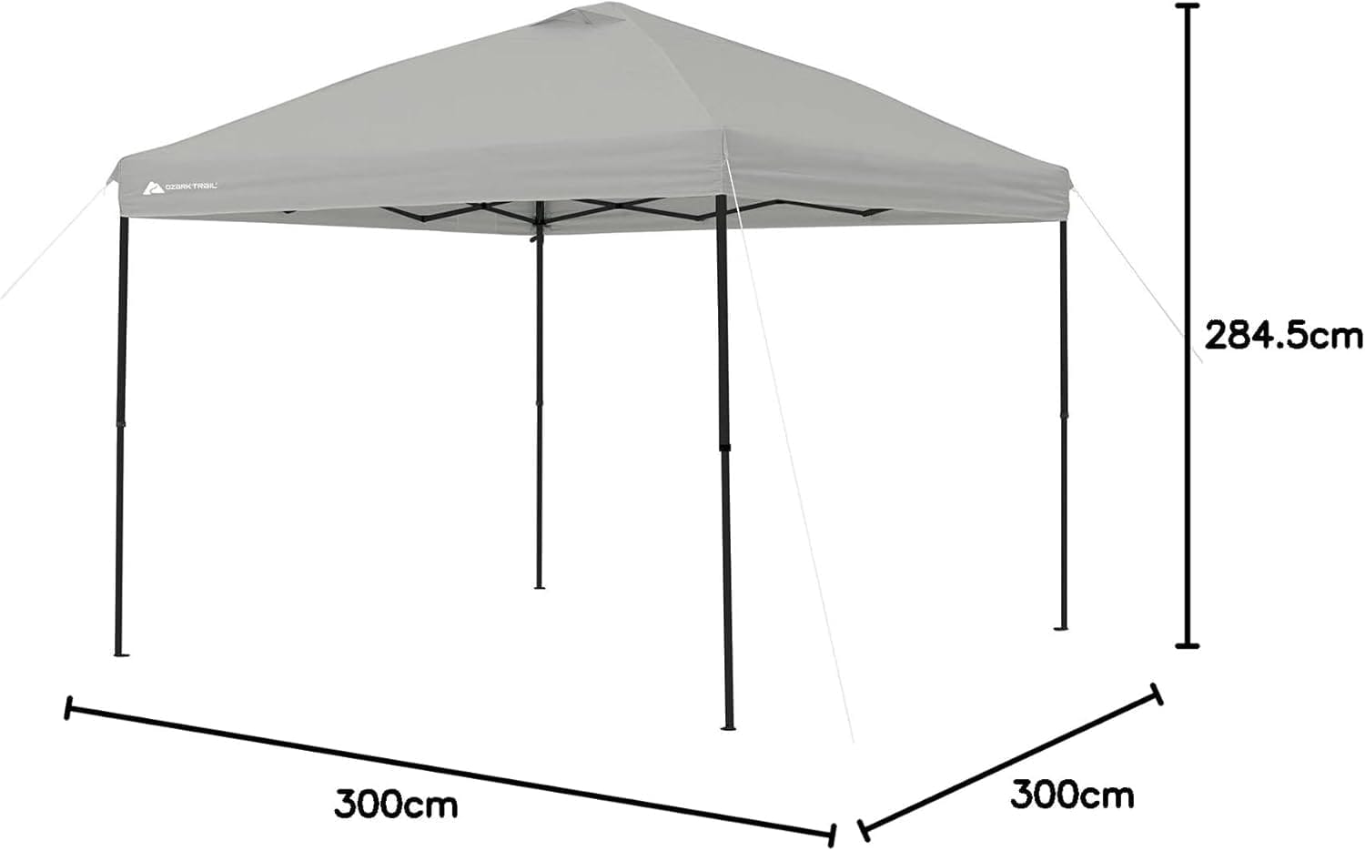 ozark trail 10’x10’ simple push instant canopy