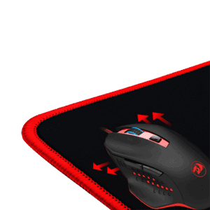 redragon p003 suzaku huge gaming mouse pad mat with special textured surface, silky smooth, non slip backing, waterproof surface, stitched edges, 31.50 x 11.81 x 0.12 inches