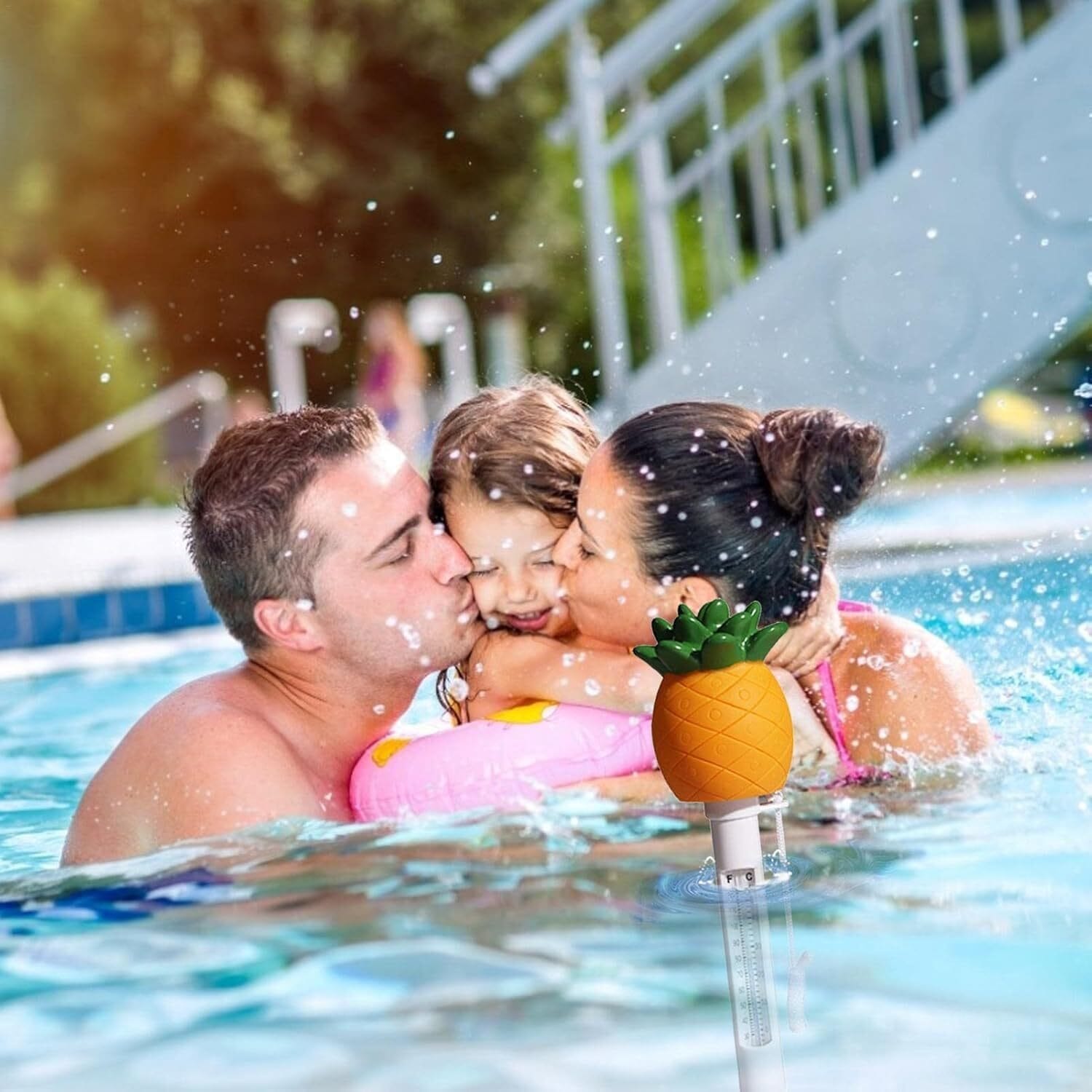 mainstays pineapple pool thermometer