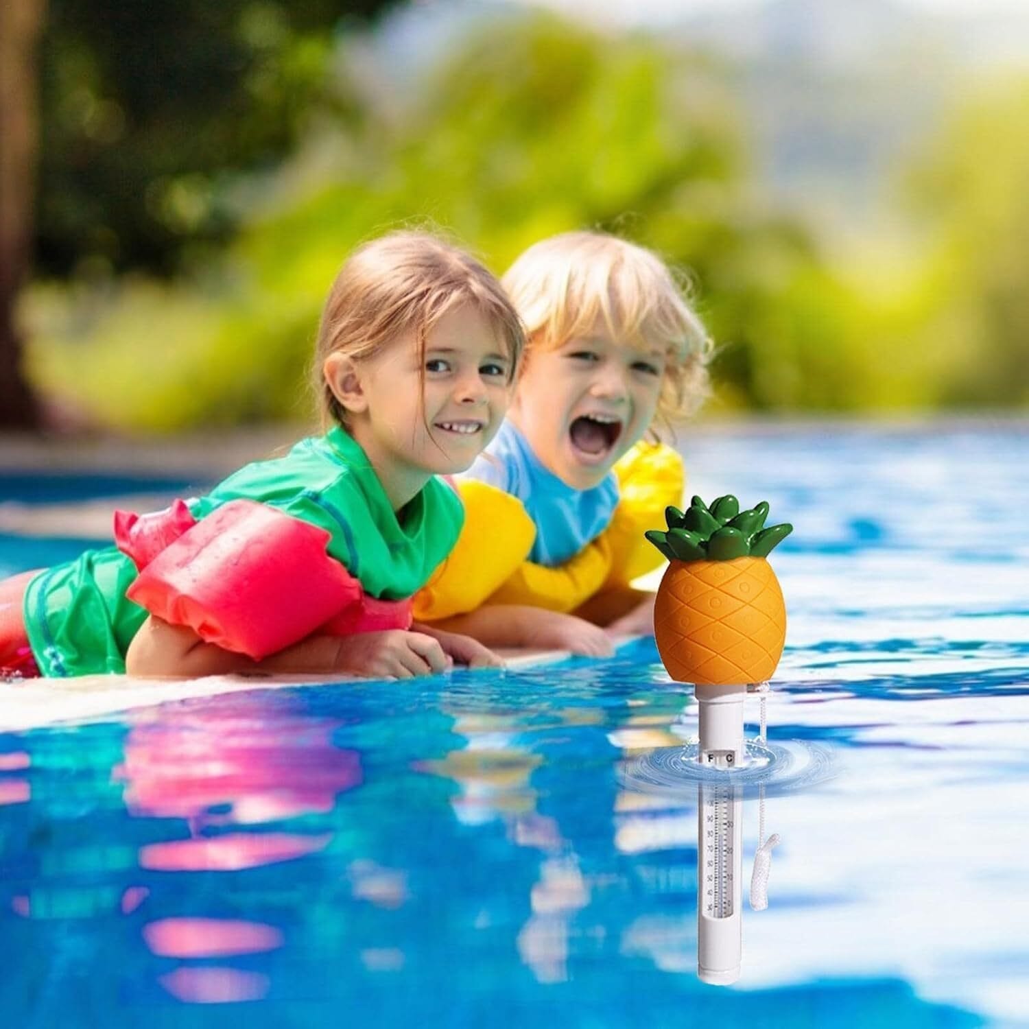 mainstays pineapple pool thermometer