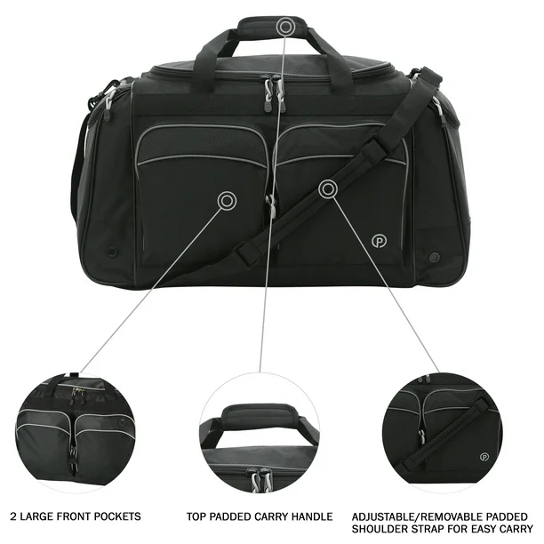 protégé 28" polyester sport and travel duffel bag