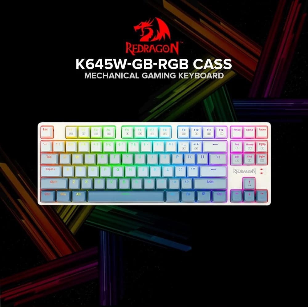 redragon cass rgb 87 keys mechanical gaming keyboard