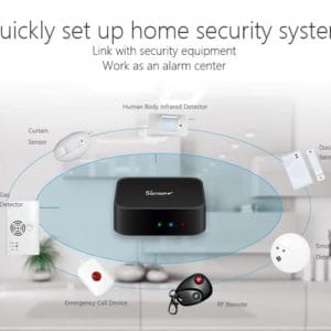 sonoff dw1 433mhz door window sensor magnetic wireless detector wifi alarm security system support rf bridge smart switch alexa