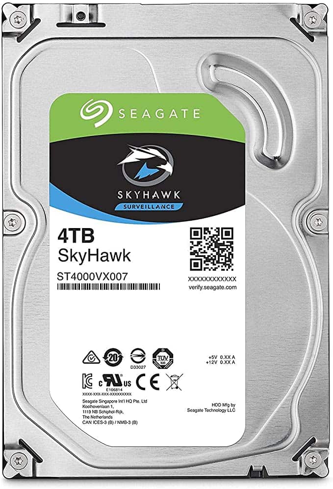 seagate 4tb sata skyhawk st2000vx007 surveillance hard drive