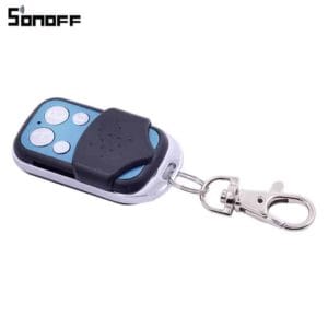sonoff control key 433mhz remote control 4 channel wireless smart rf control electric gate door smart remote fob controller