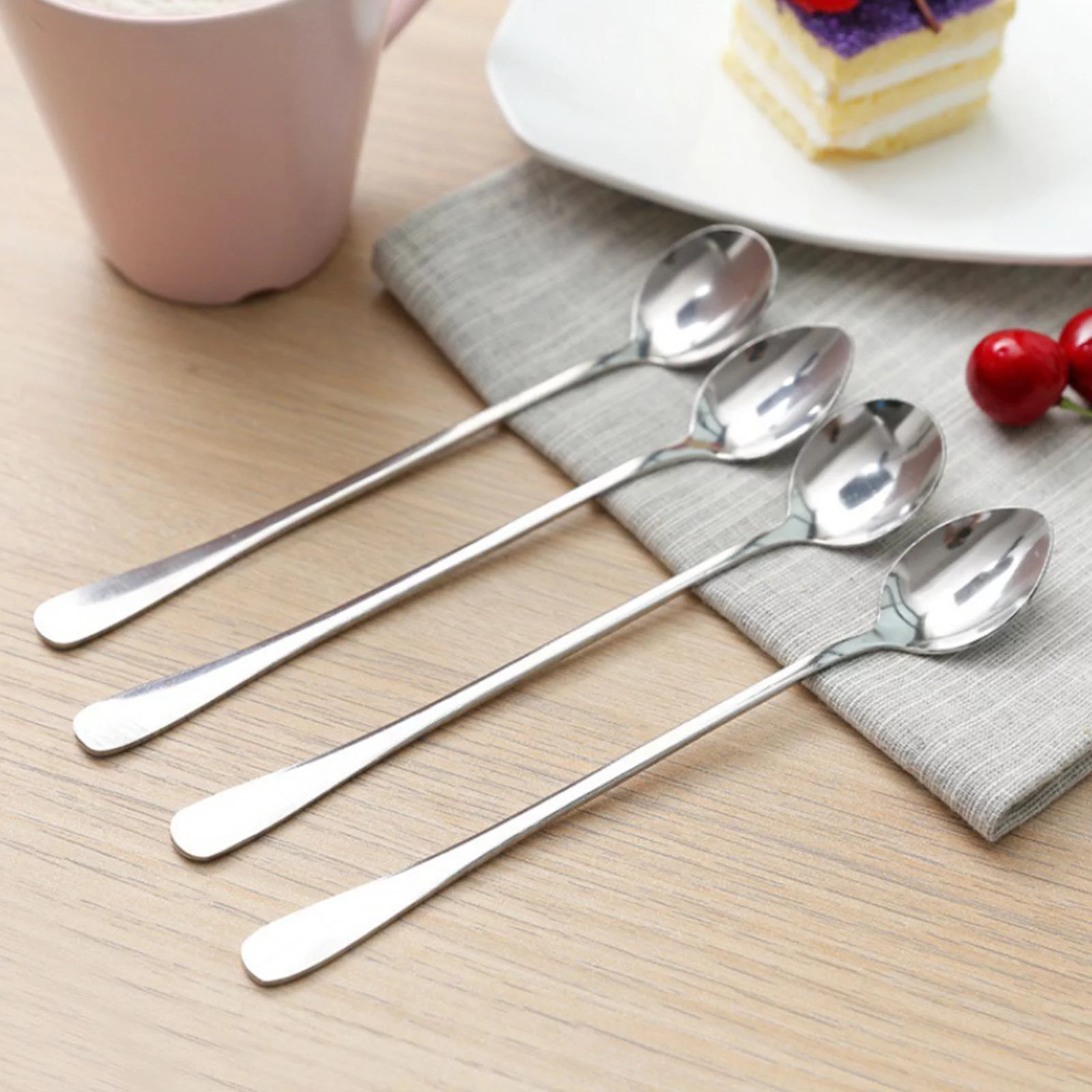 stirring spoon stainless steel long handles spoon coffee spoon elevate your experience