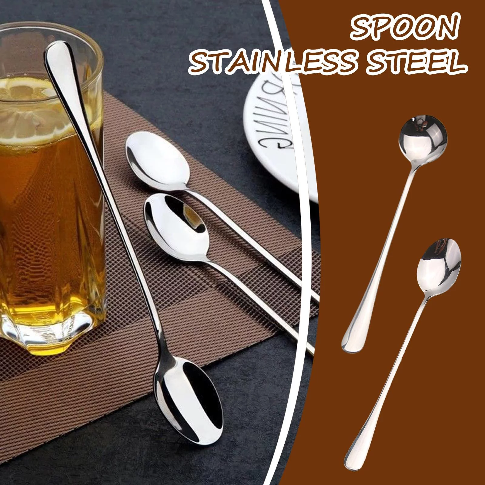 stirring spoon stainless steel long handles spoon coffee spoon elevate your experience