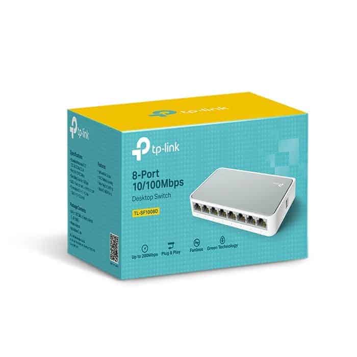 tp link 8 port 10/100mbps desktop switch tl sf1008d