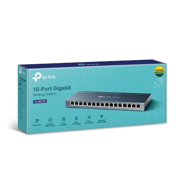 tp link 16 port gigabit desktop switch tl sg116
