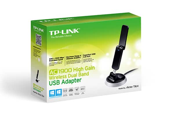 tp link ac1900 high gain wireless dual band usb adapter archer t9uh