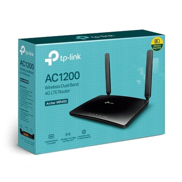 tp link archer mr400 wireless dual band 4g lte router ac1200