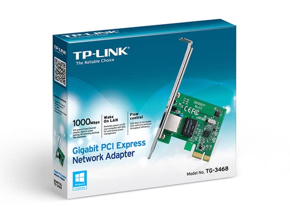 tp link gigabit pci express network adapter tg 3468