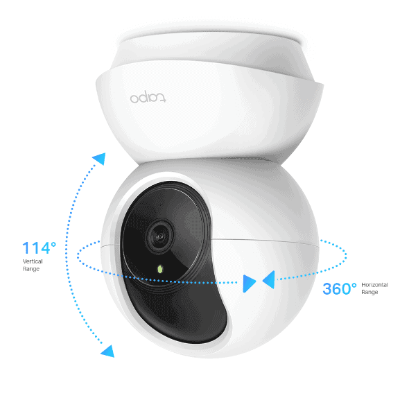 tp link pan/tilt home security wi fi camera tapo c200