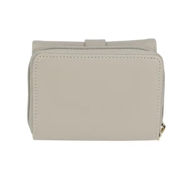 time and tru carol back zip around trifold wallet