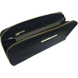 time and tru women's wallet with bar accent
